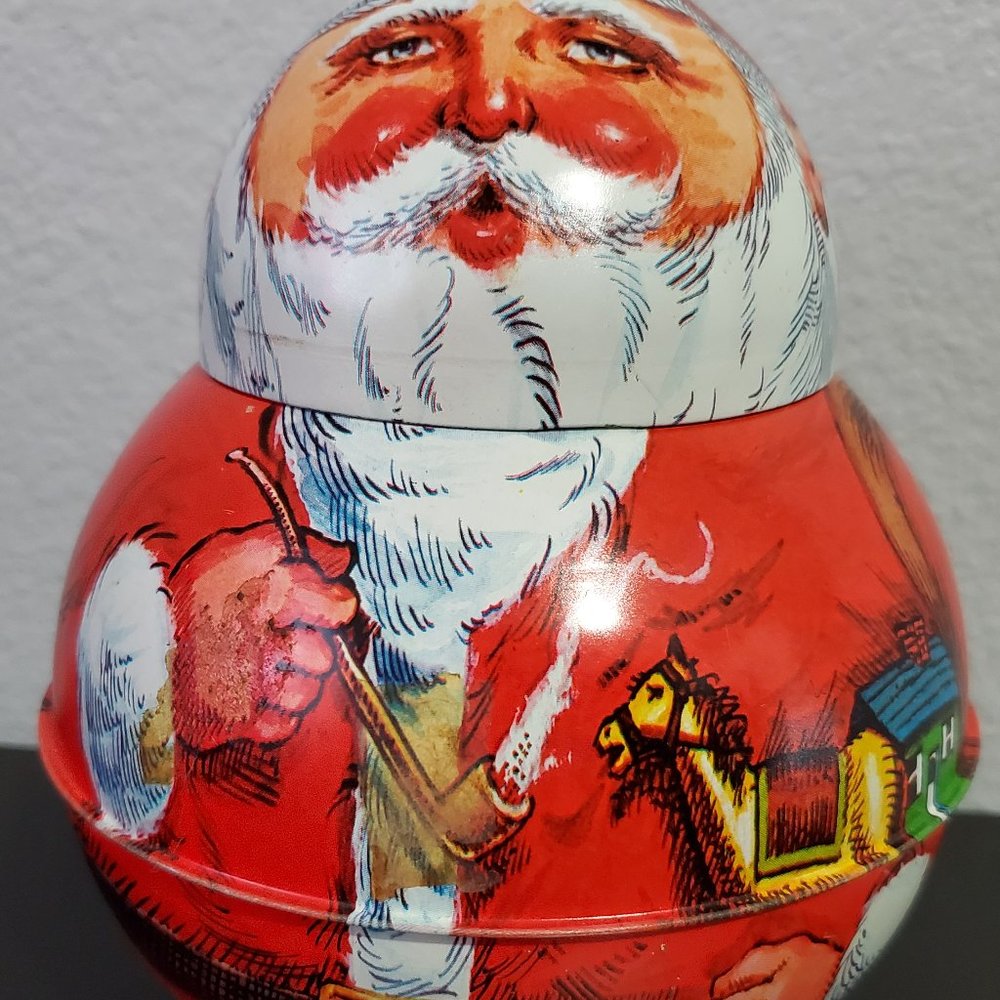 Vintage Tin Santa Claus Chein Industries 1980, Che